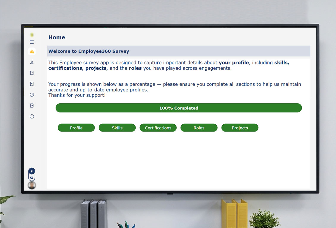 Employee Survey – Microsoft Power Apps
